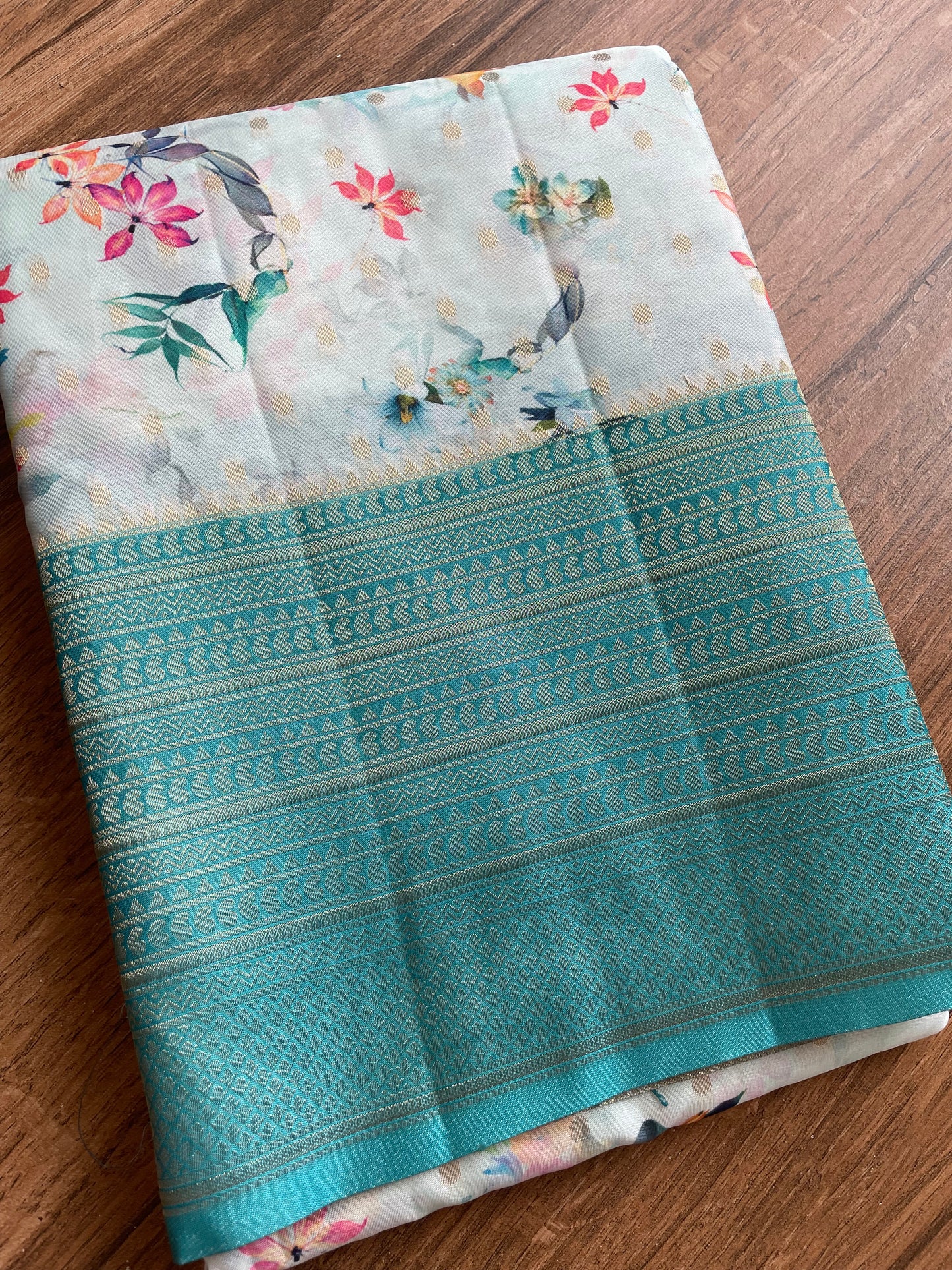 Crape silk saree