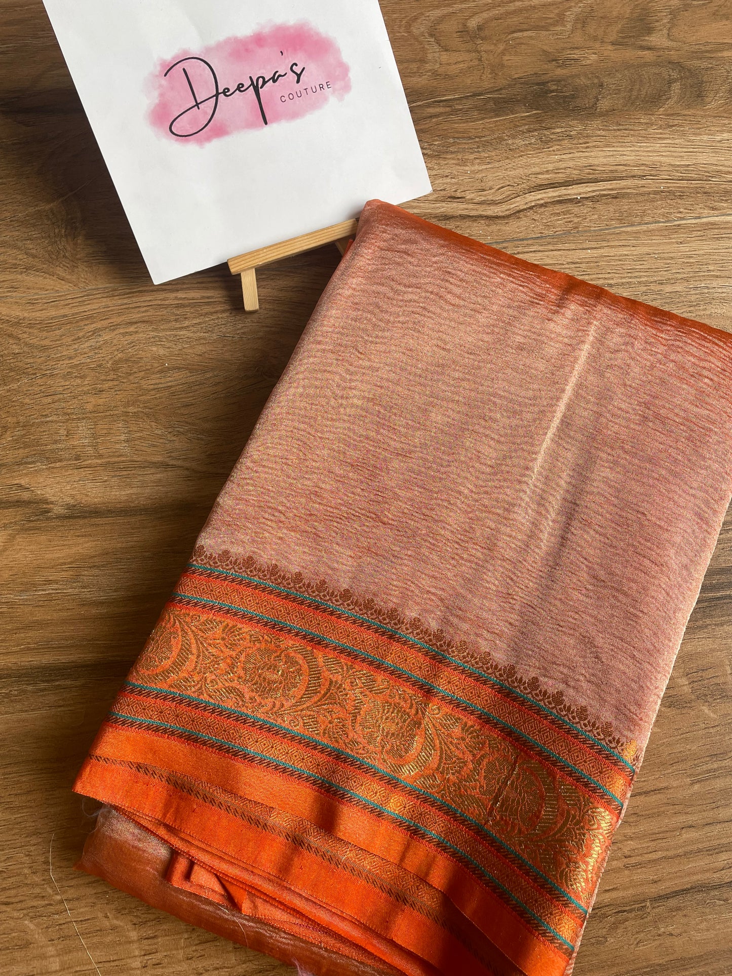 Crush silk saree