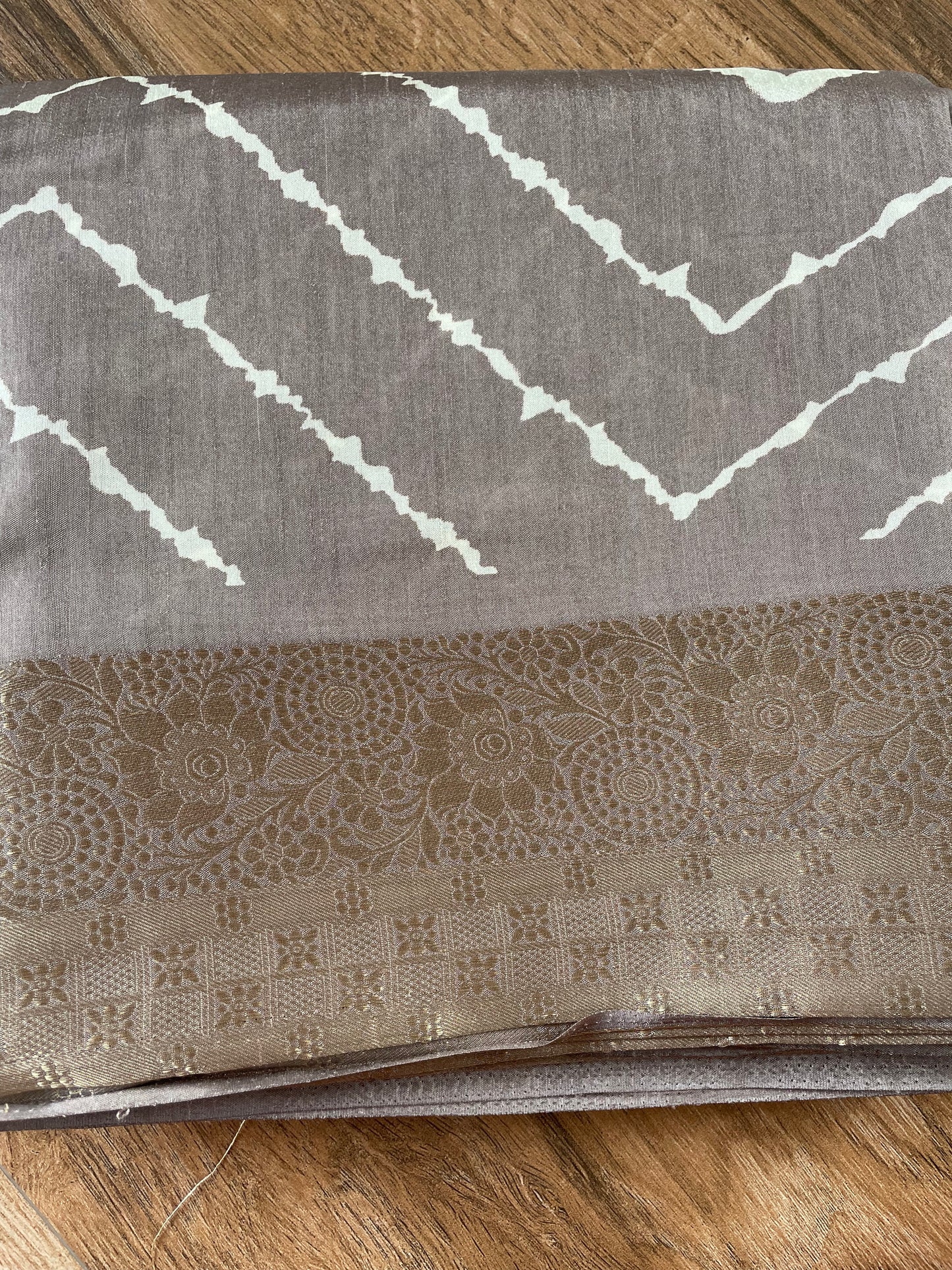 Crape silk saree