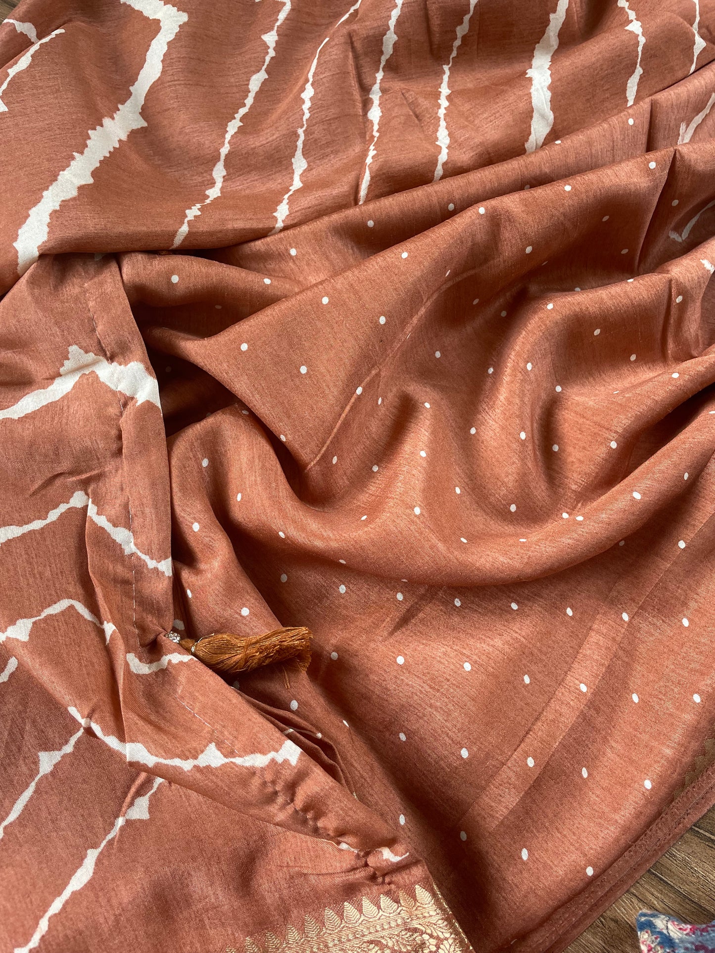 Crape silk saree
