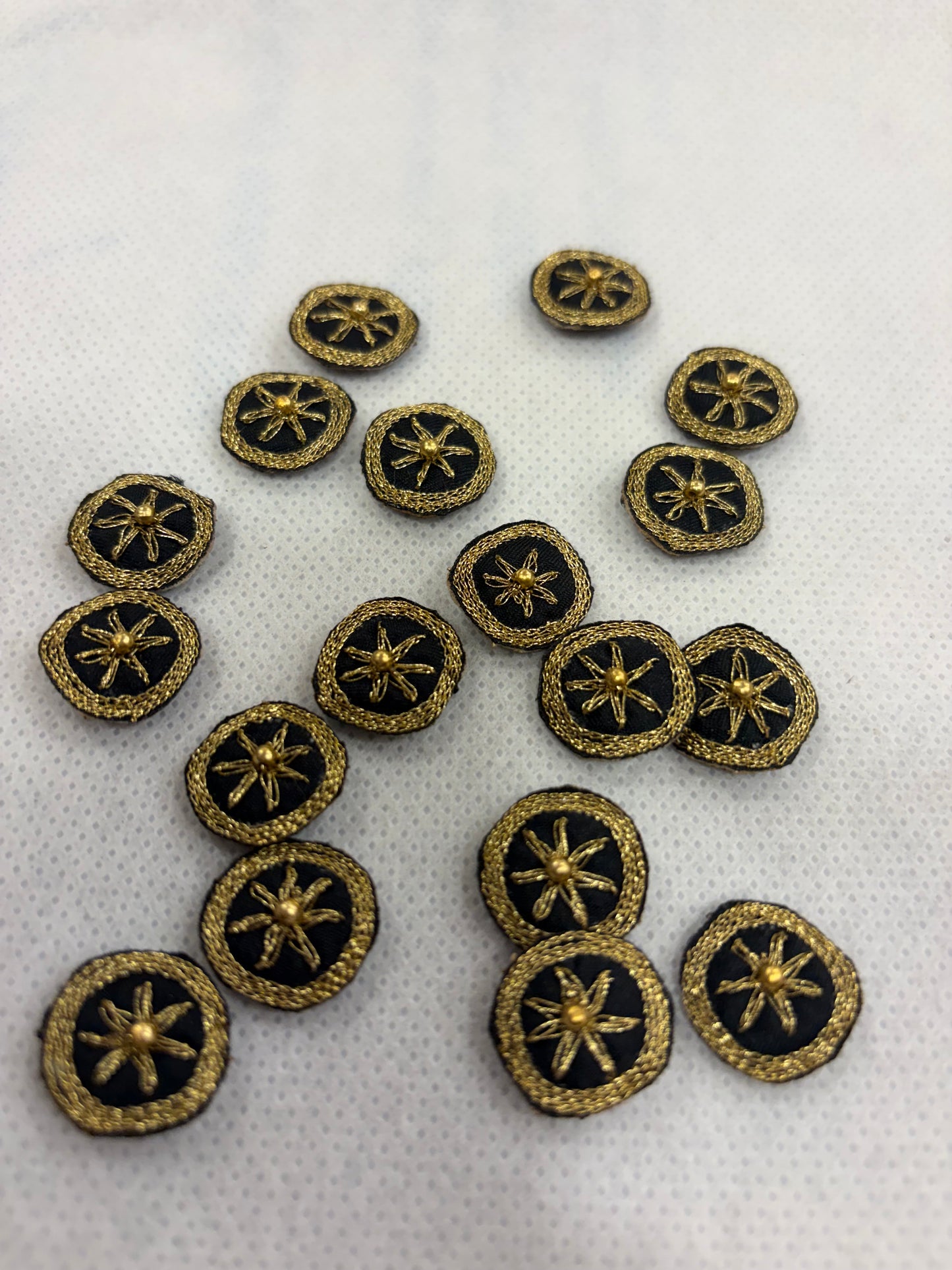 Tassels single sided embroidery