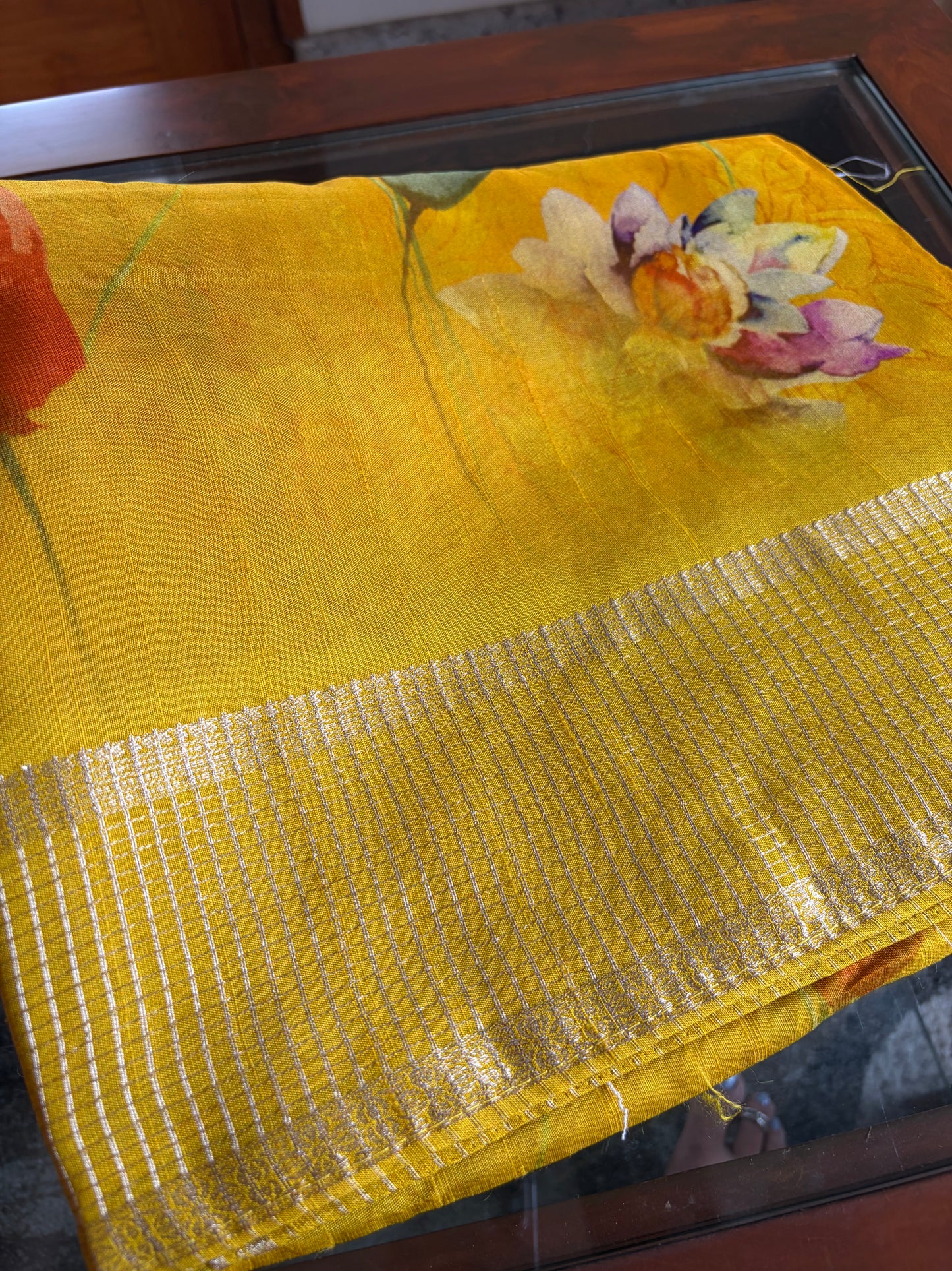 Moonga tussar sarees