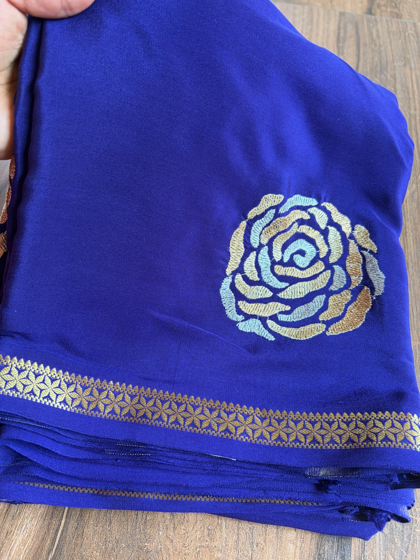 Crape silk sarees