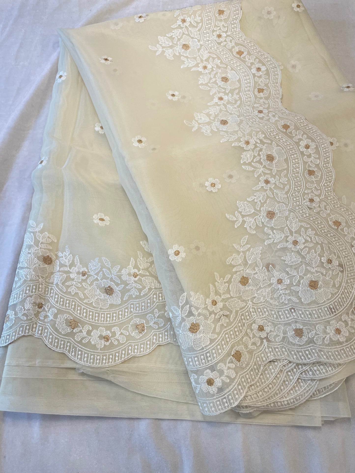Pure organza saree