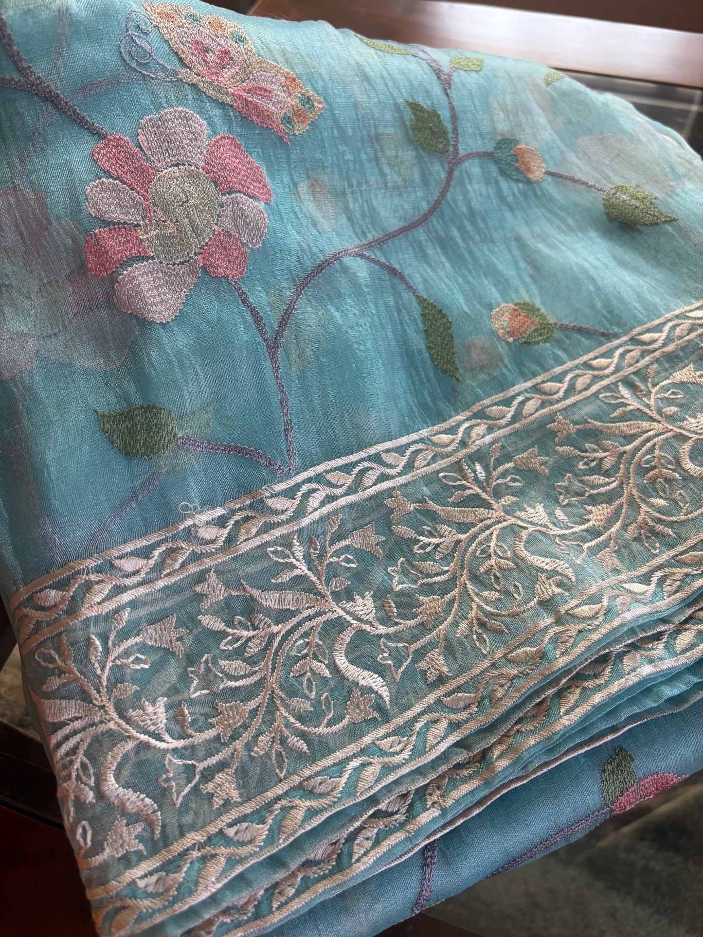 Soft organza sarees