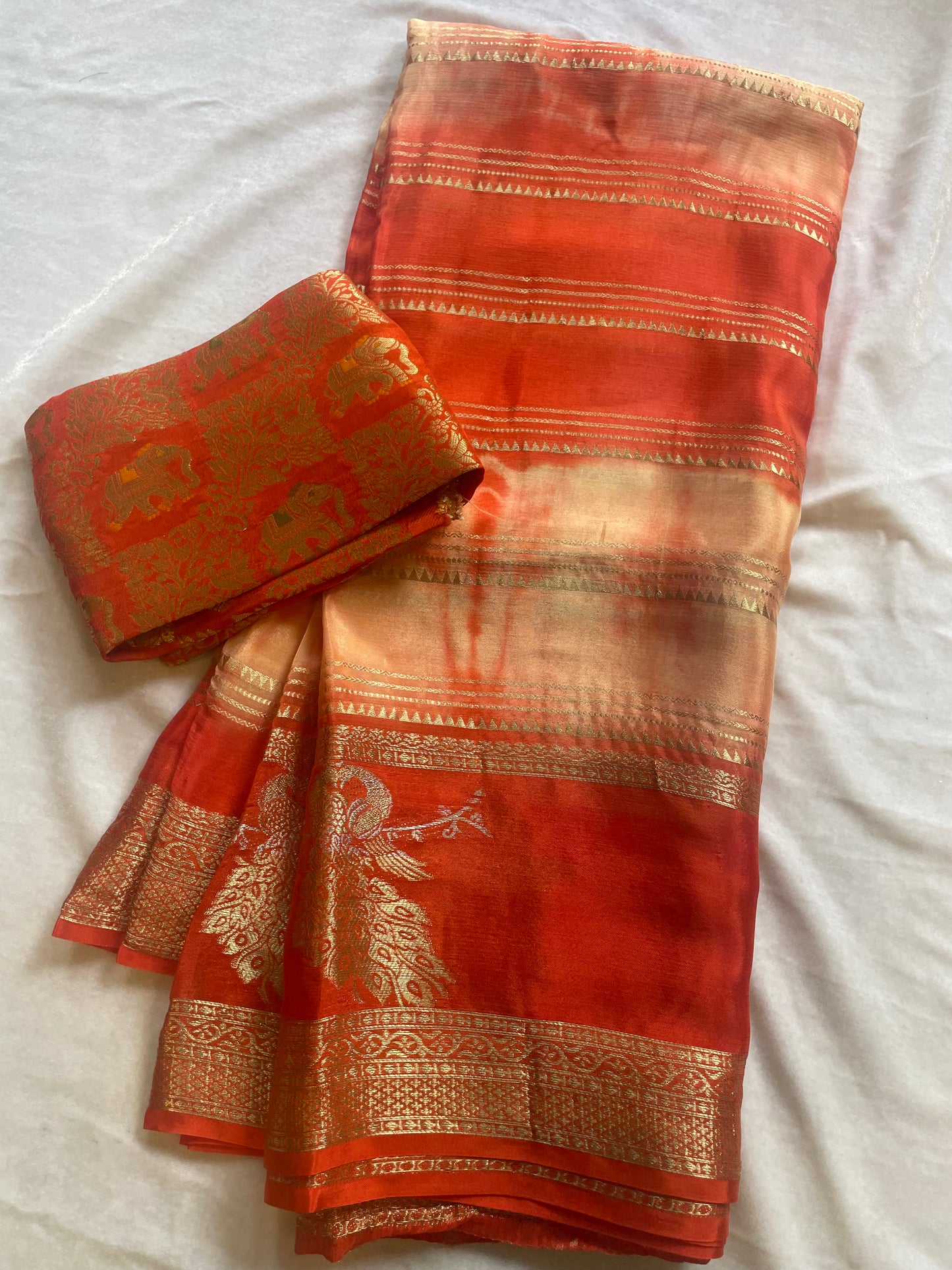 Chinnon crape sarees