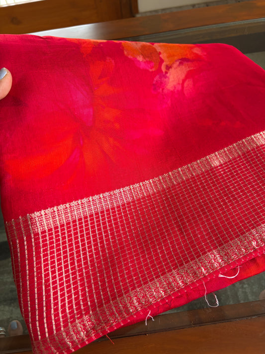Moonga tussar sarees