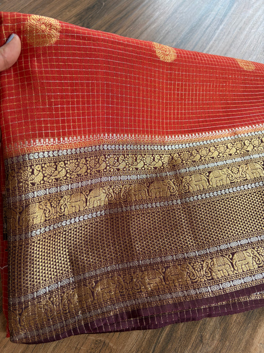 Dola silk saree