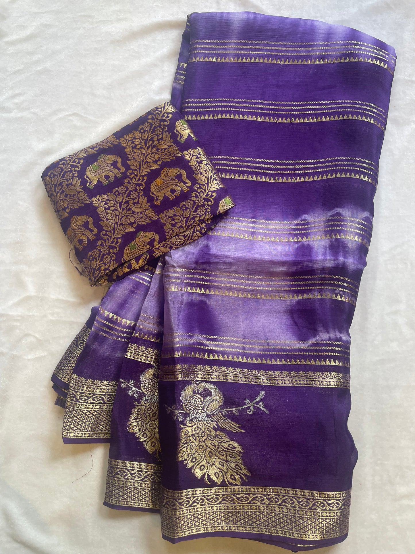 Chinnon crape sarees