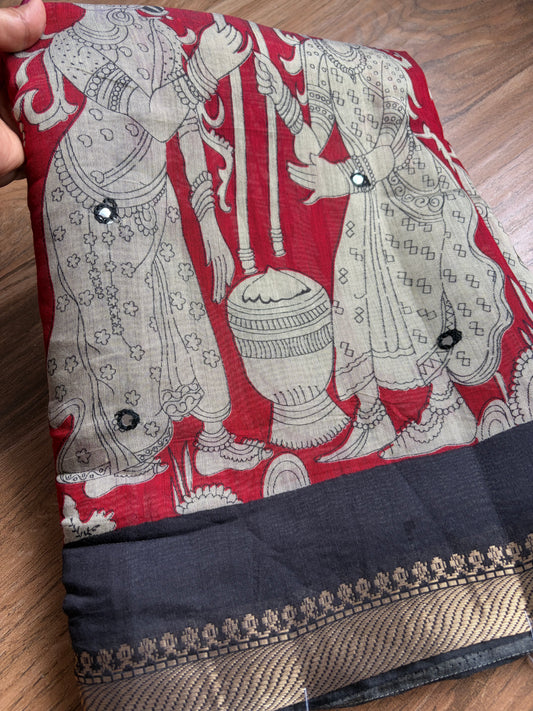 Mul cotton saree